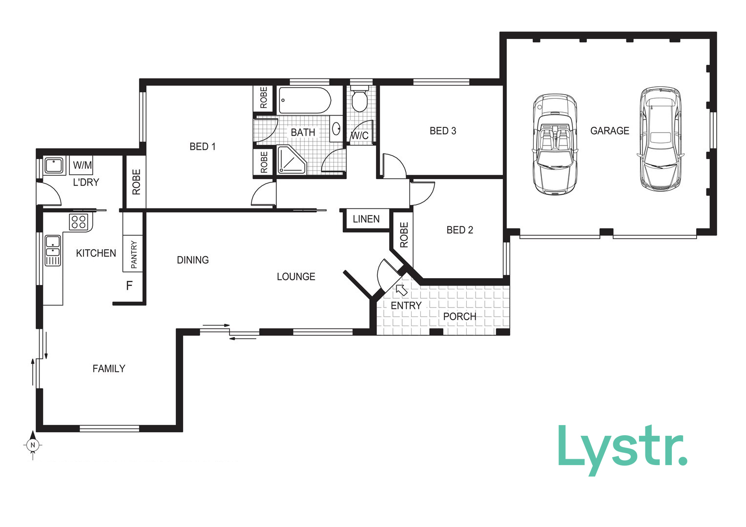 Floor plan for 40 Corringle Close, Amaroo ACT 2914