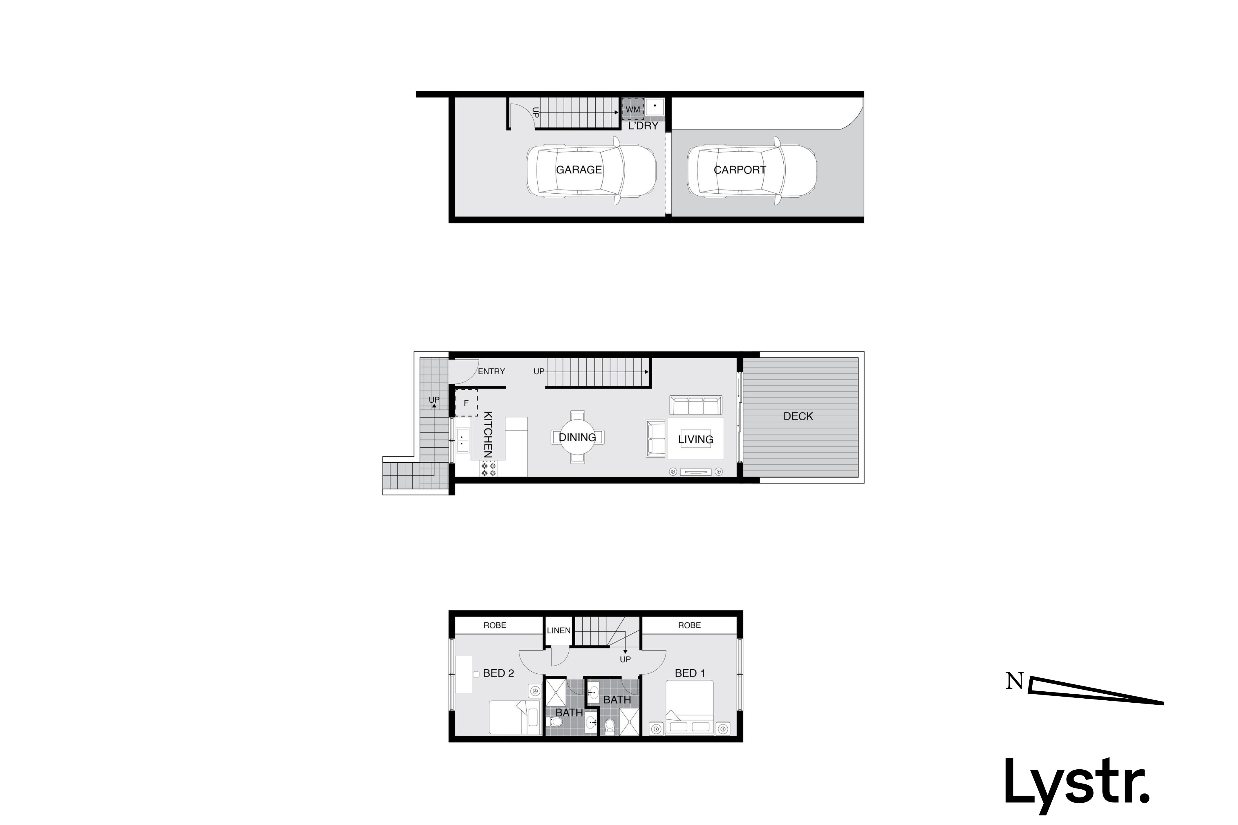 Floor plan for 46 Whitrod Avenue, Casey ACT 2913