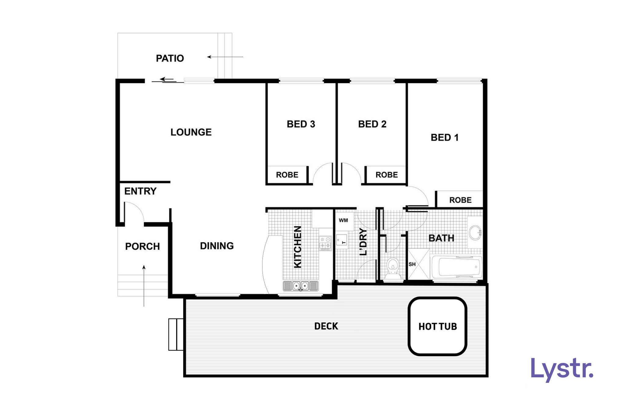 Floor plan for 2 Gannon Place, Charnwood ACT 2615