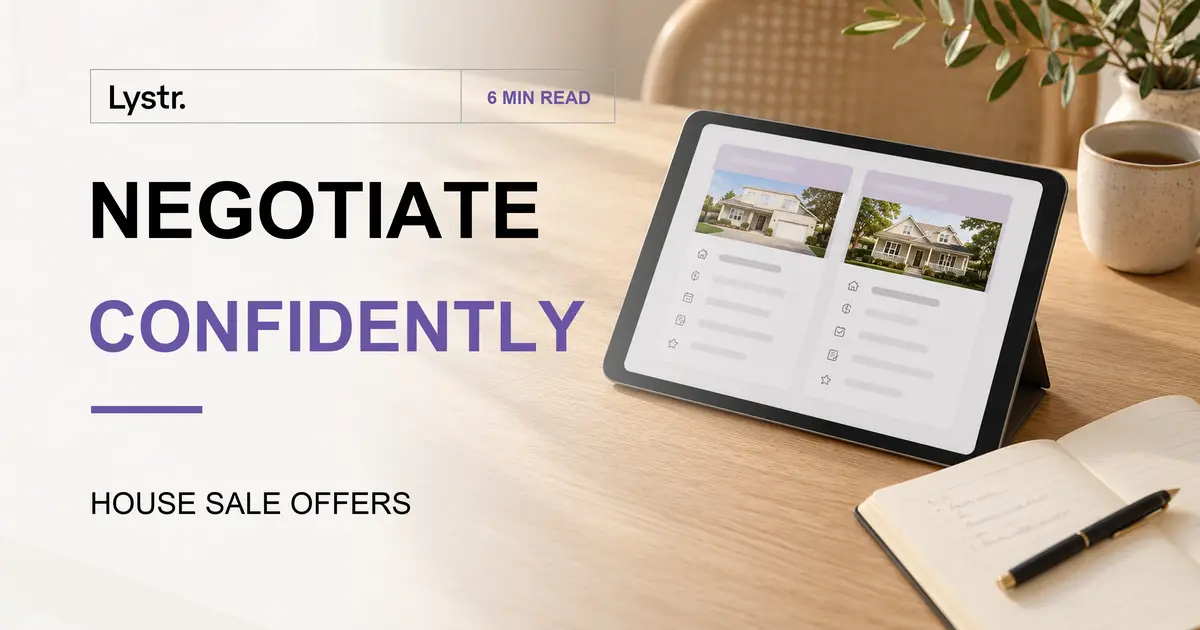 How to Negotiate a House Sale Offer Confidently