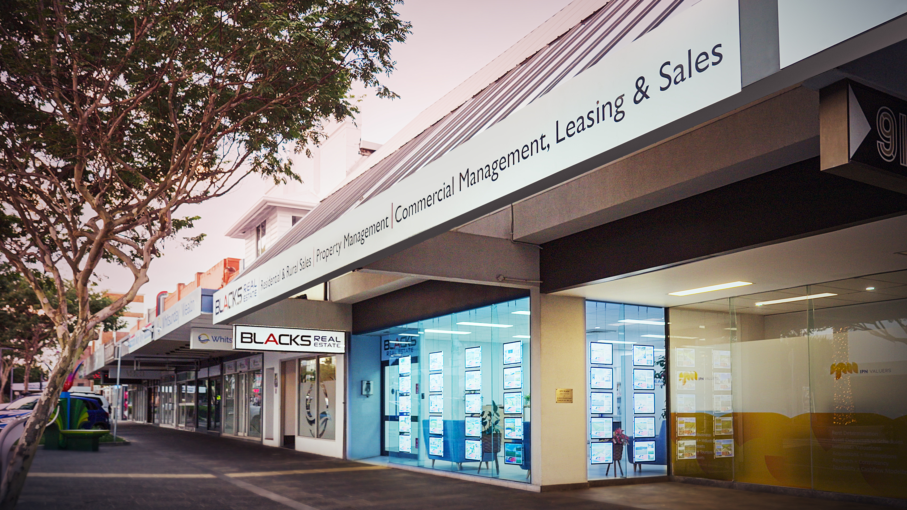 Full width project banner image