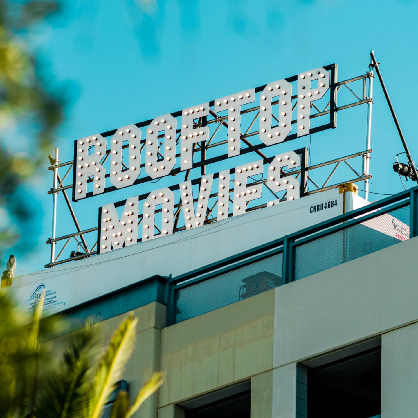 Rooftop Movies Vegetation Blue Sky