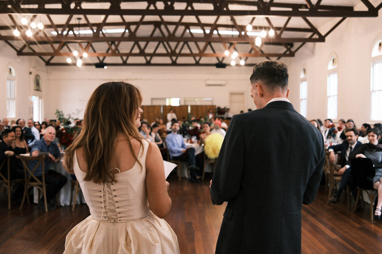Nikita and Tom's wedding for Vogue Brides Australia. Image by @thomasjpg.