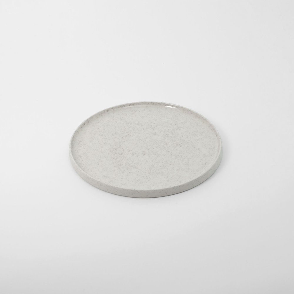 White Speckle Platter – small