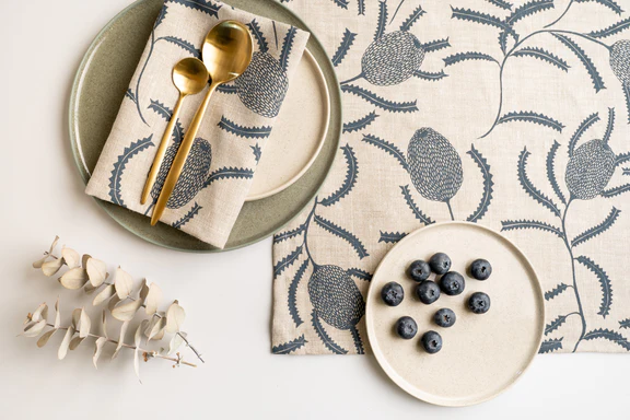 Sawtooth Banksia Table Runner