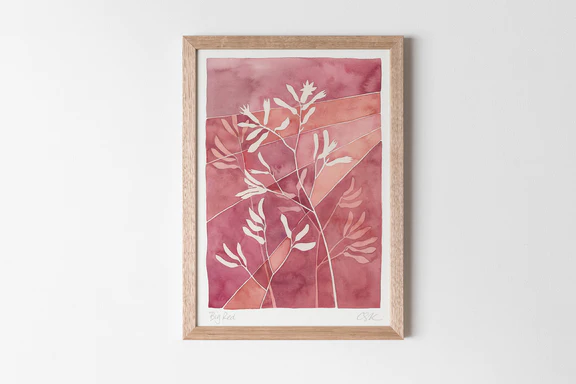 'Big Red' Kangaroo Paw Fine Art Print