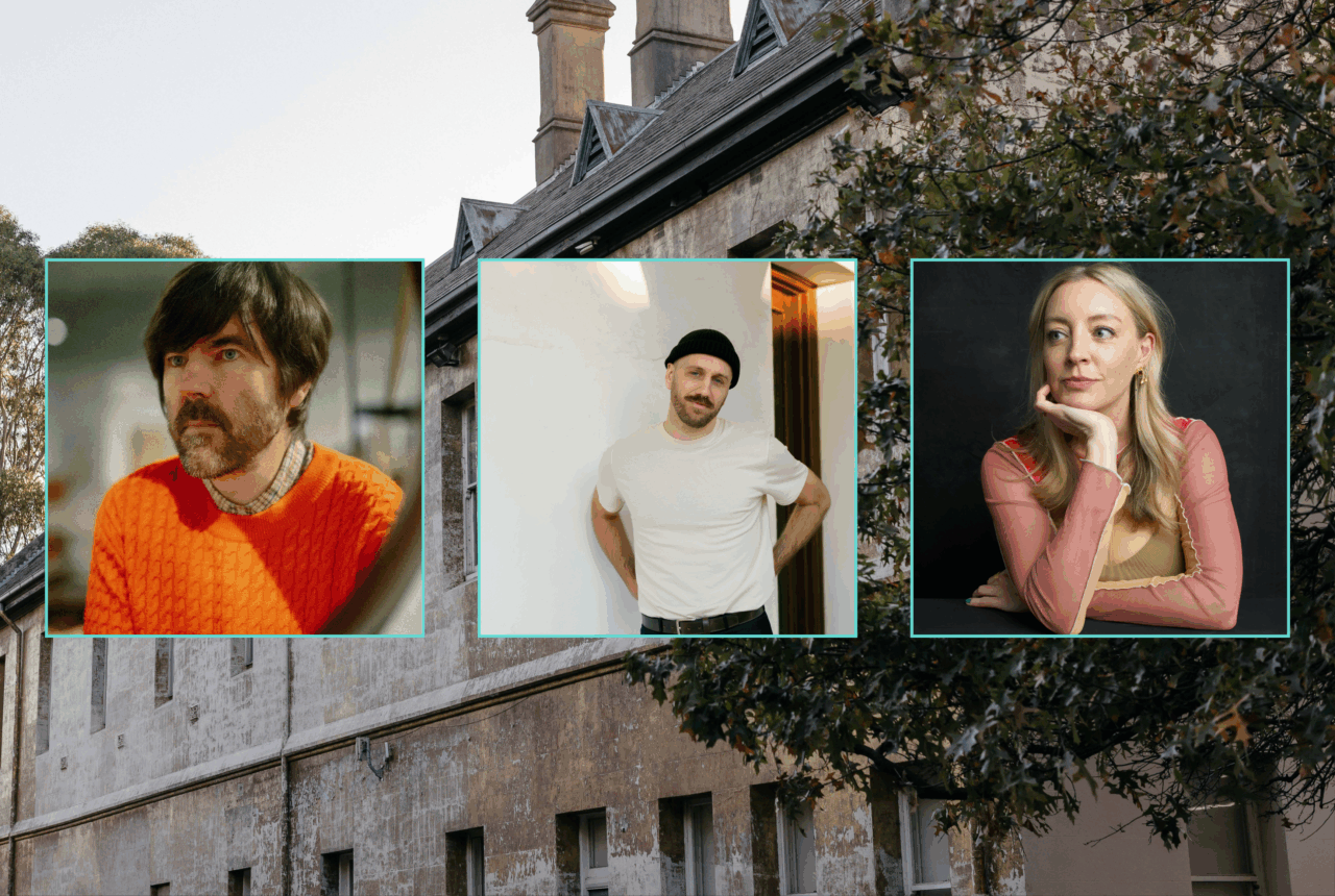 Luke Beesley (left), Michael Dulaney (centre) and Claire Thomas (right).