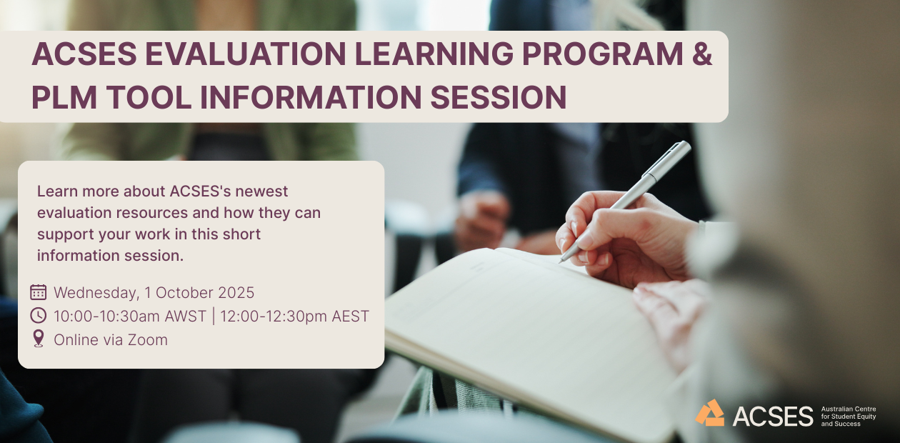 website ACSES EVALUATION LEARNING PROGRAM & PLM TOOL INFORMATION SESSION (1)