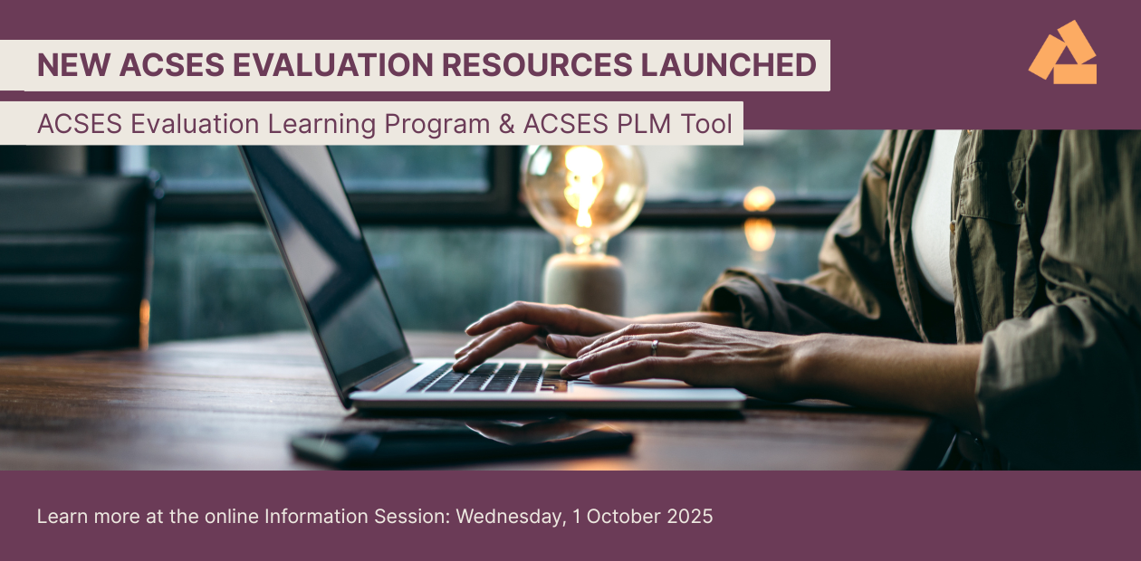 website New ACSES Evaluation Resources Launched