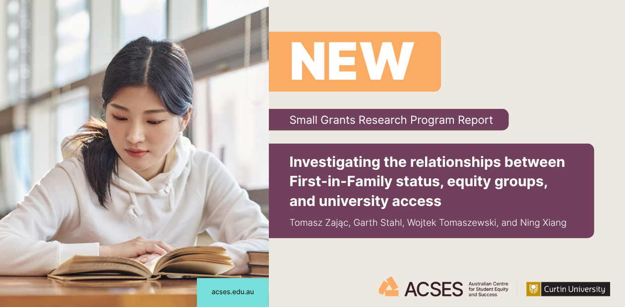 Banner image with photo of female student looking at textbook on table on the left. The right side of the banner features text on different coloured boxes. 