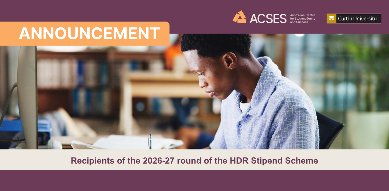 HDR Stipends awardees