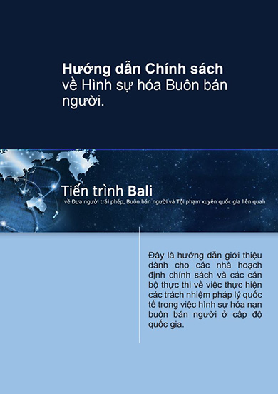 PG on Criminalizaing TiP_Vietnamese cover Image