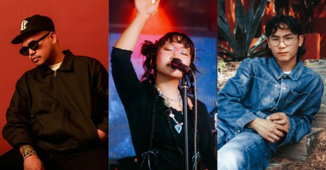 Photos of Jeff Bernat, Ena Mori, and Grent Perez