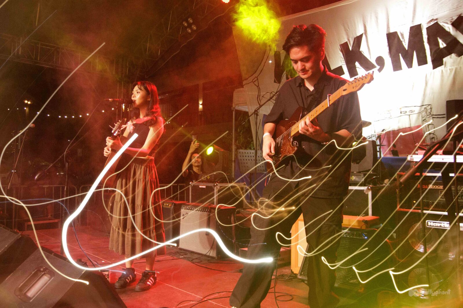 Clara Benin & Gabba Santiago performing at SYQL Productions' 