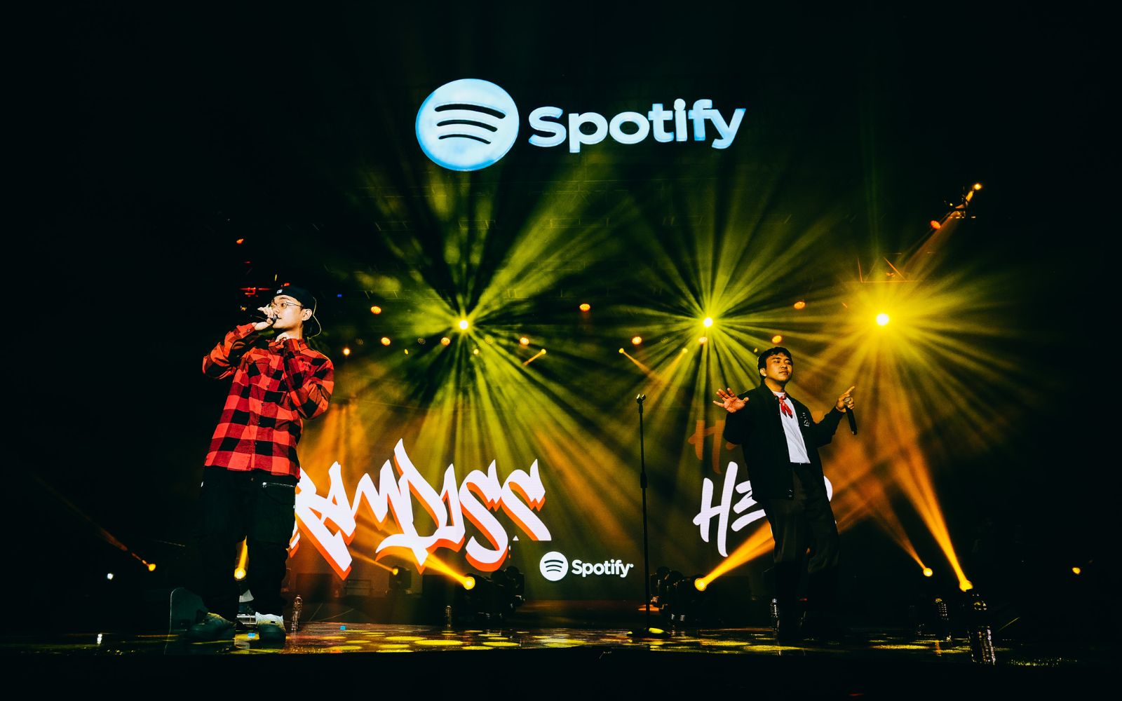 Radmiss and Hero at Spotify Kalye X Manila