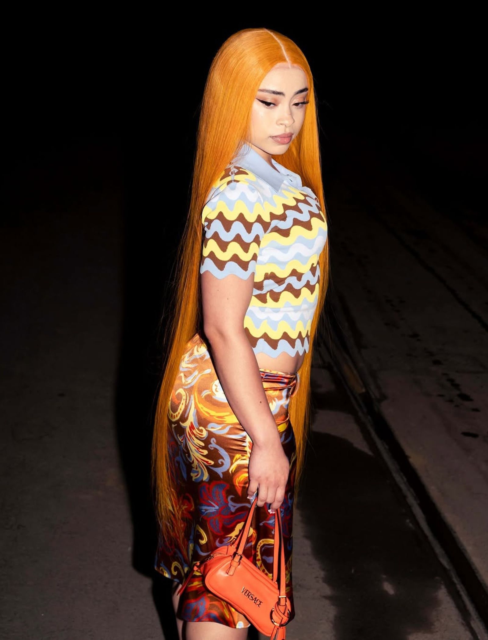 ice spice milan fashion week versace