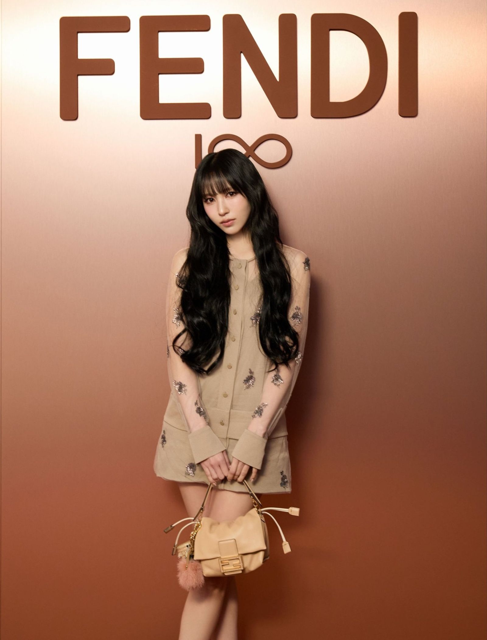 mina twice fendi milan fashion week