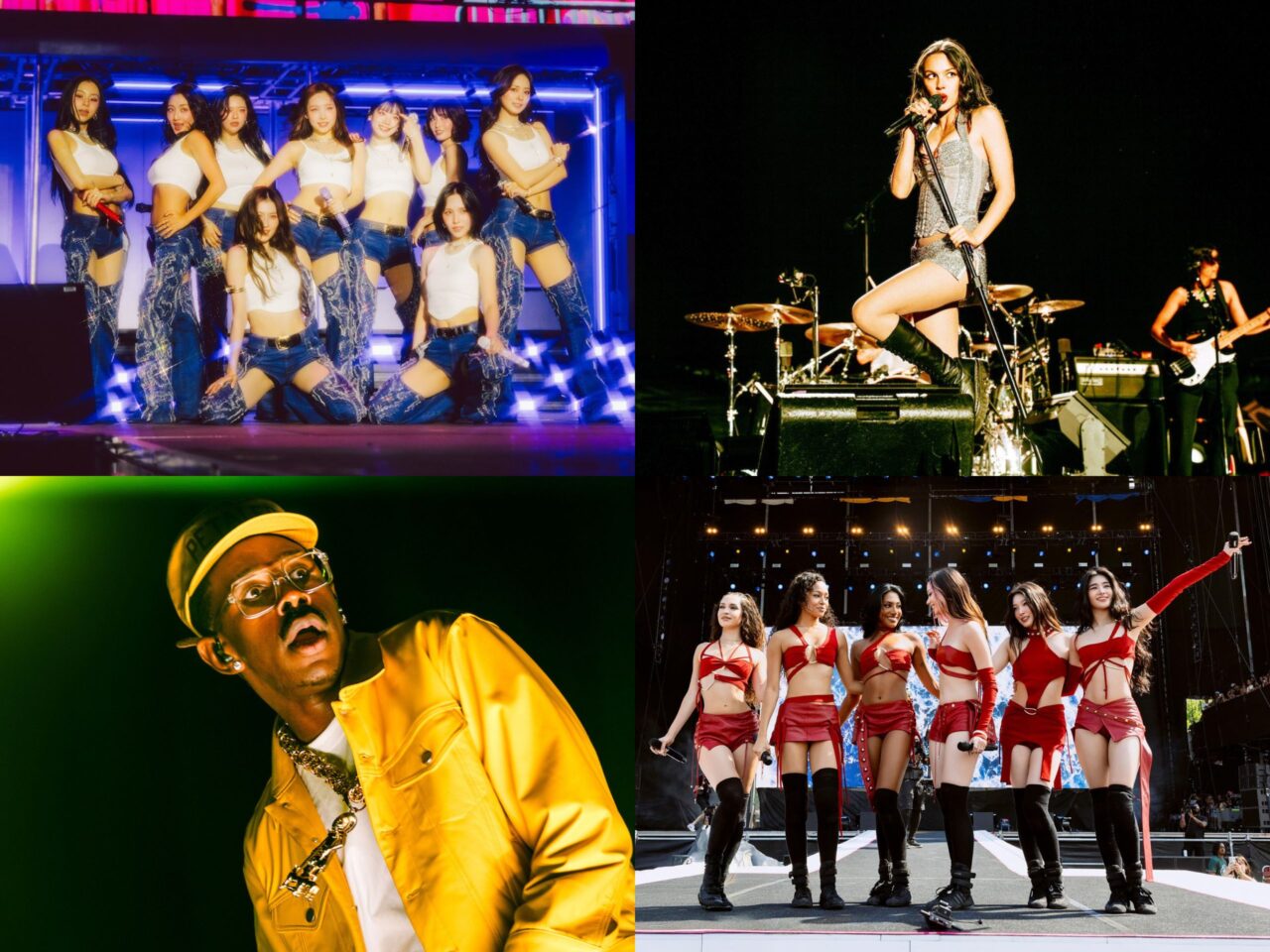 twice olivia rodrigo tyler, the creator katseye lollapalooza 2025 best of