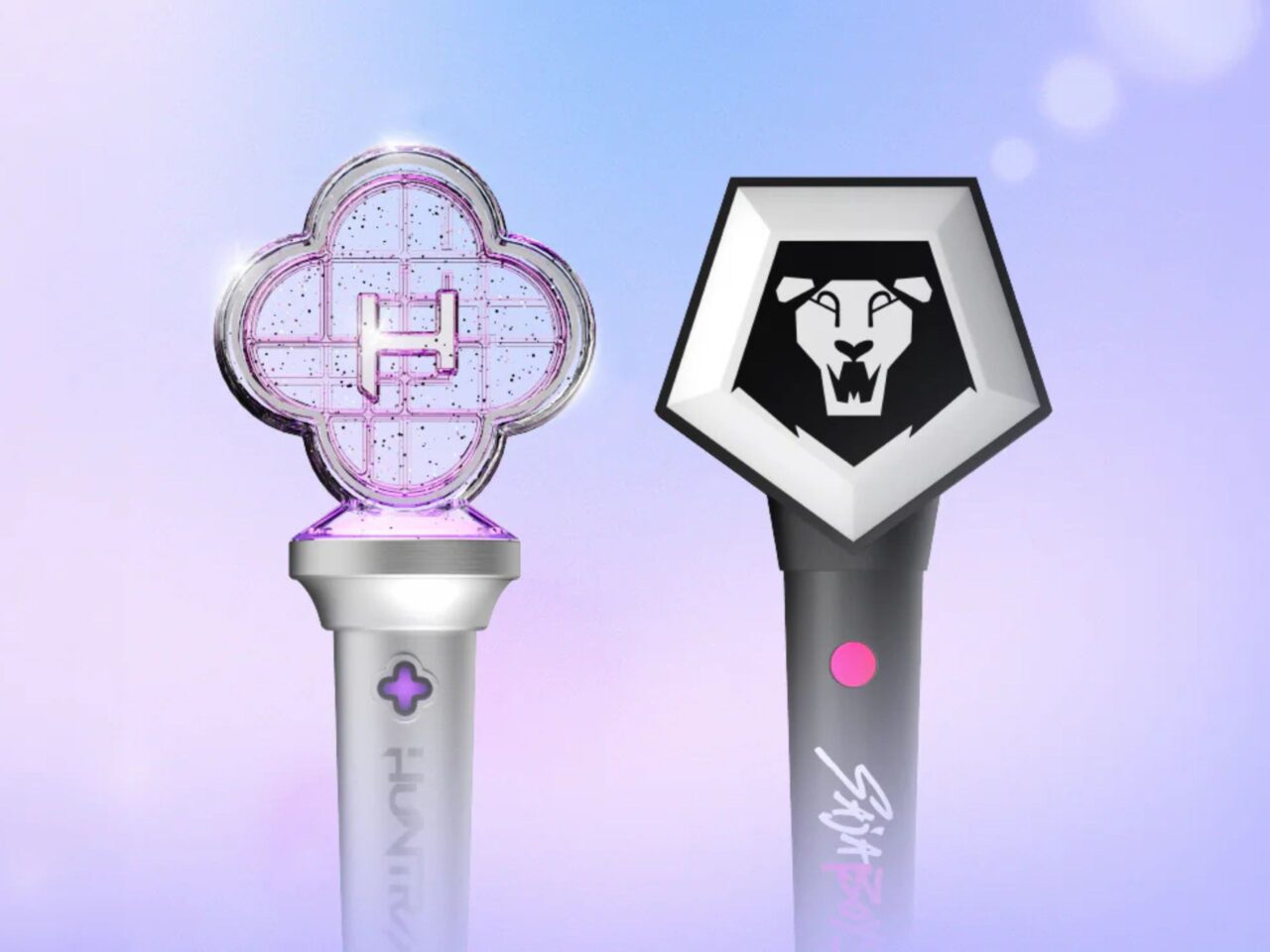 kpop demon hunters huntr/x saja boys lightsticks
