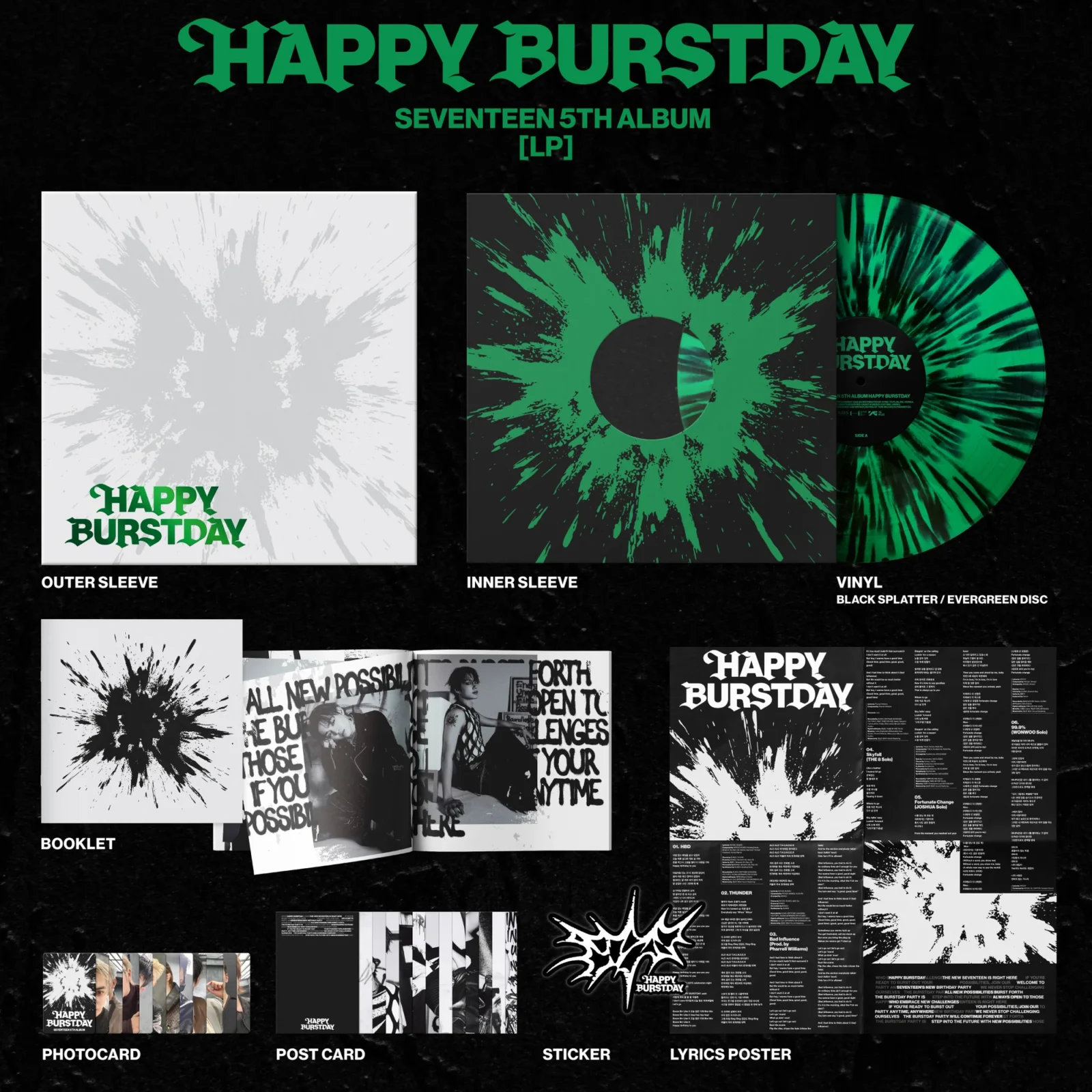 SEVENTEEN HAPPY BURSTDAY VINYL