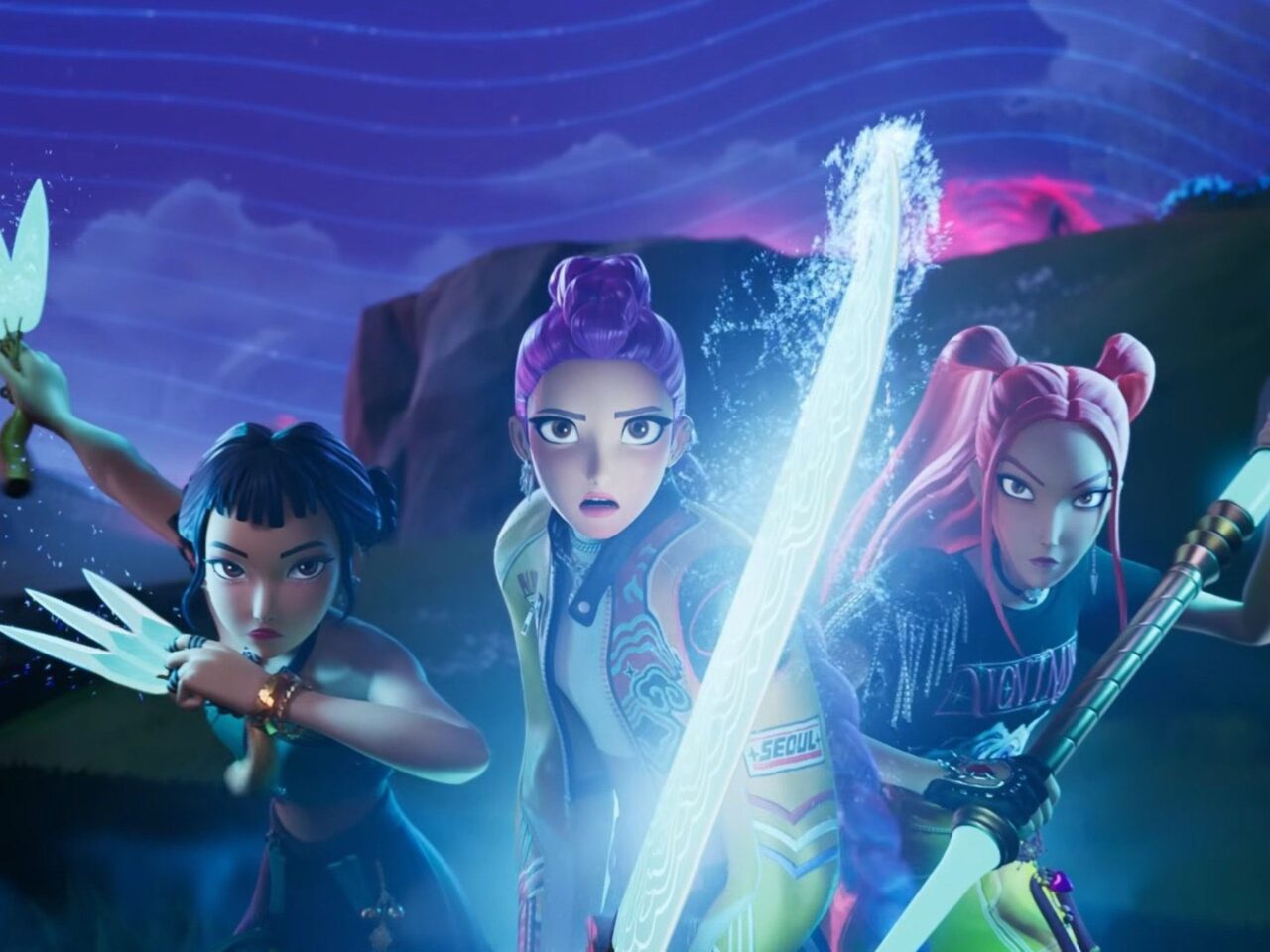 kpop demon hunters fortnite