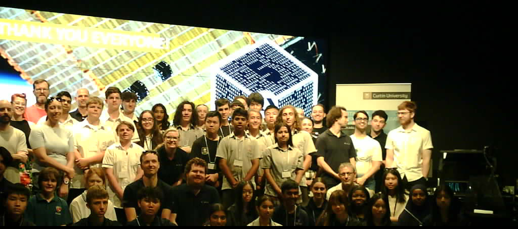 Photo taken by the Binar-5 camera payload