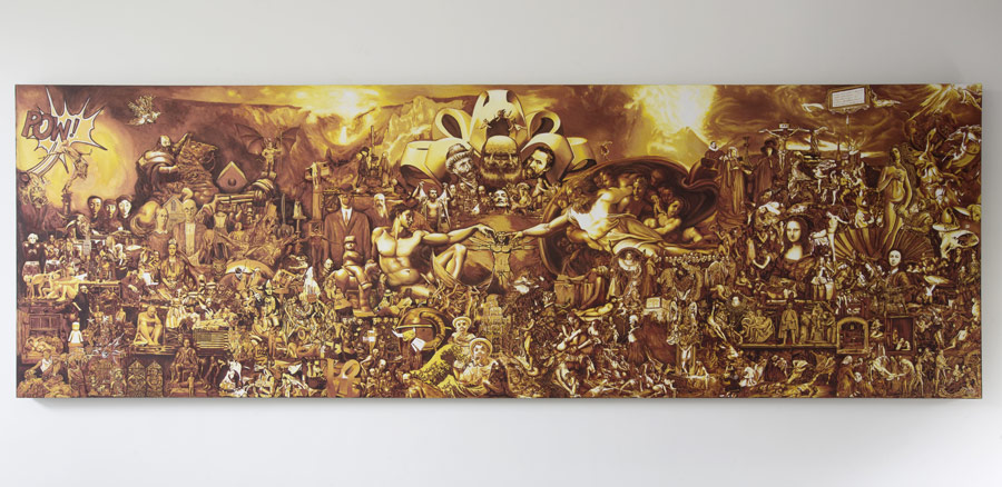 Feliciano House: Gao Regaza painting