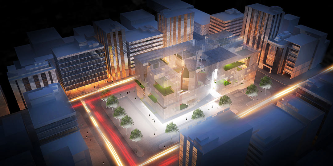 Village in a Box render WAF student competition 2013