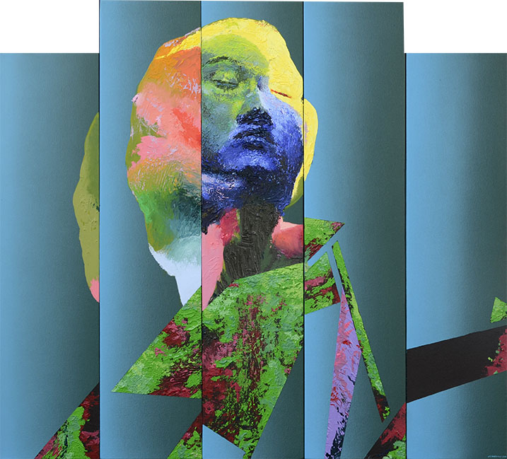 J Consunji Bloom, 90 x 100 cm, acrylic on canvas