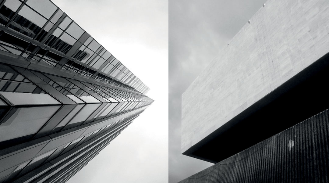Must we pursue iconism | Left: AyalaLife-FGU Center Building | Right: Tanghalang Nicanor Abelardo (Cultural Center of the Philippines)