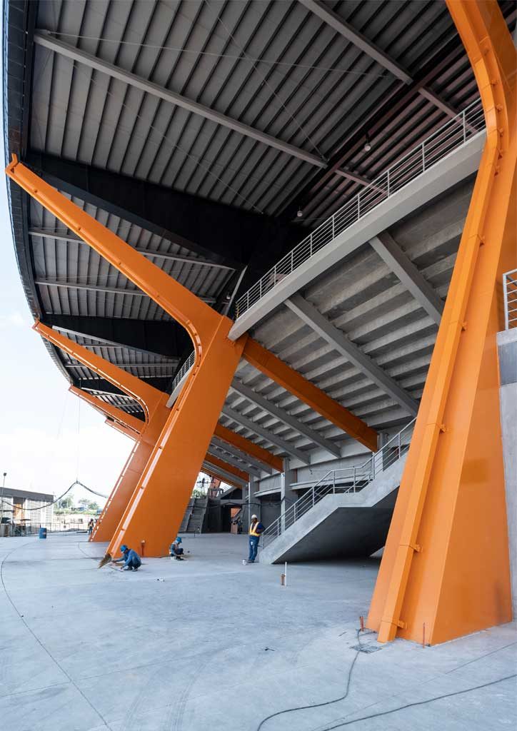 bluprint architecture new clark city sports complex athletic stadium budji layug royal pineda budji+royal architecture+design