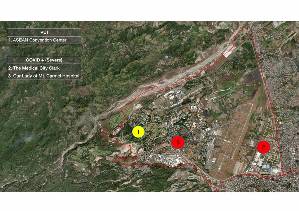 New Clark City as a major hub - healthcare facilities