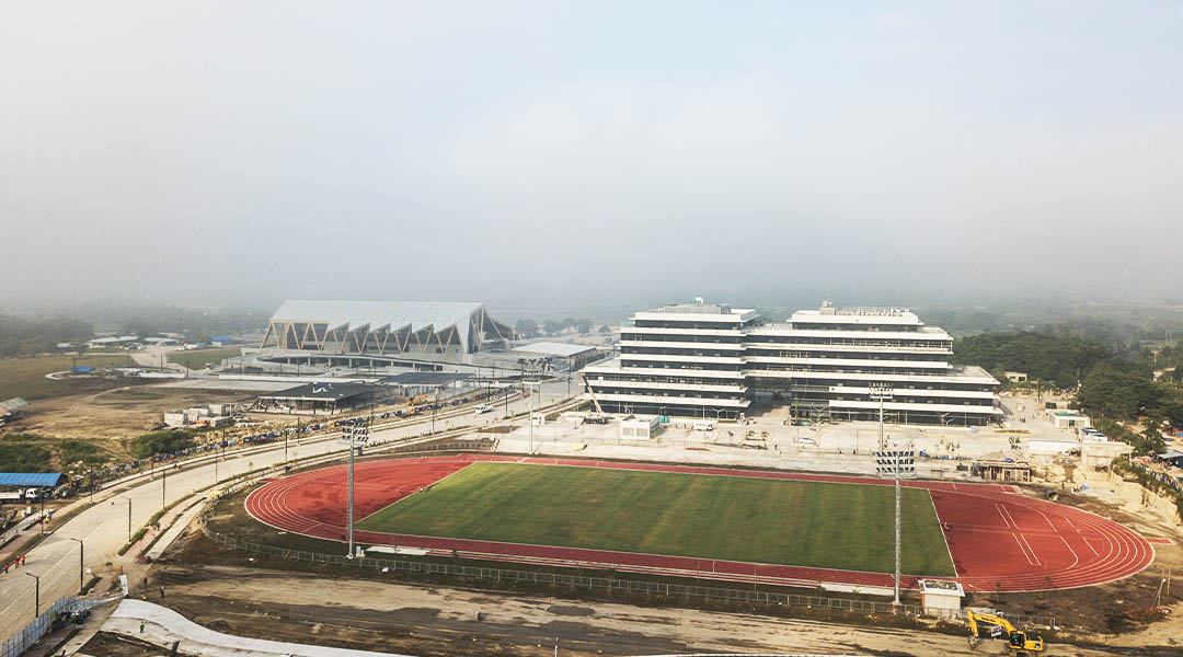 major hub for COVID-19 facilities - New Clark City