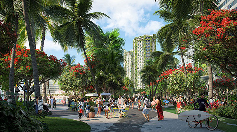 HONOLULU green block