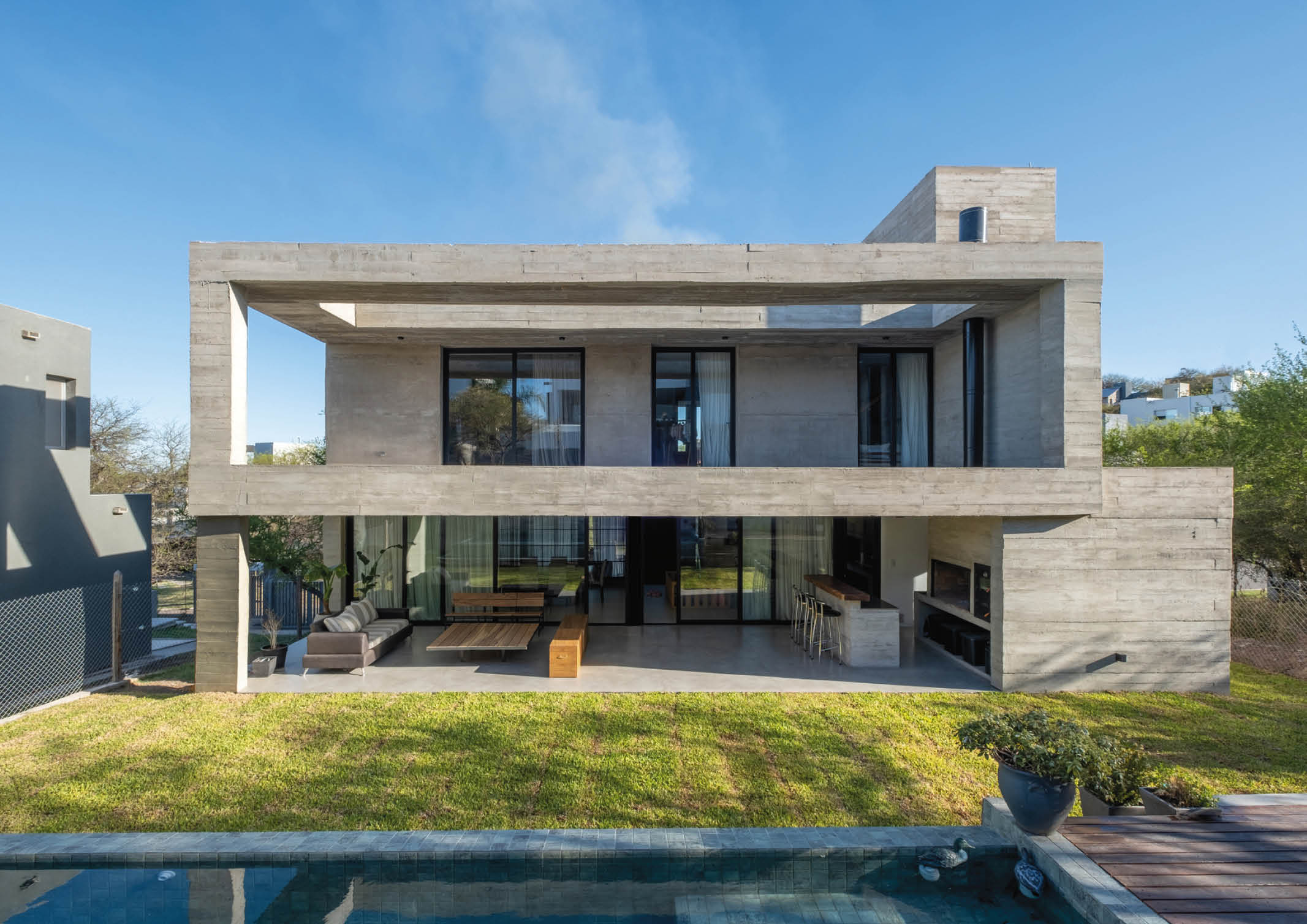 Architect Pablo Senmartin of Pablo Senmartin Arquitectos single family nome in El Rodeo, La Calera in Argentina