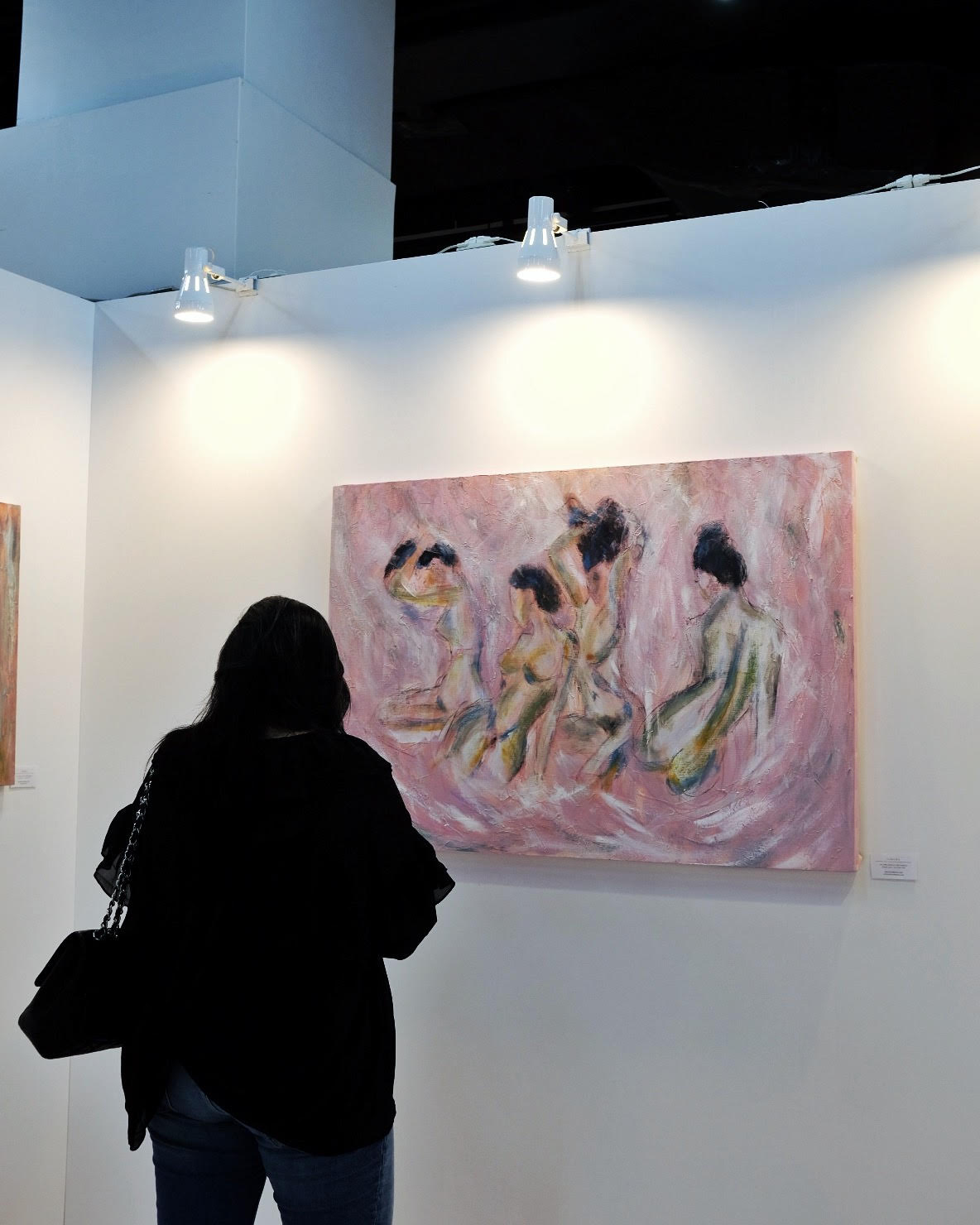 Sakura art of Kim Cruz at Tokyo Tower Art Fair
