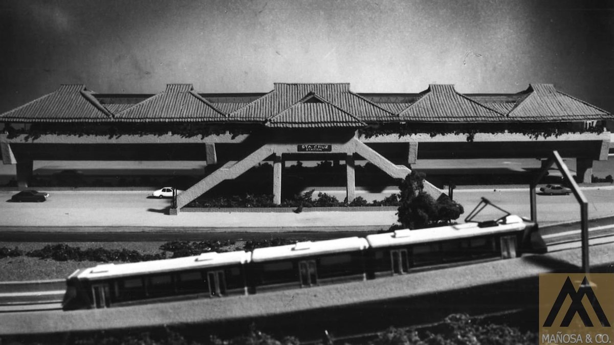 LRT-1 concept art from Mañosa & Company's official Facebook page