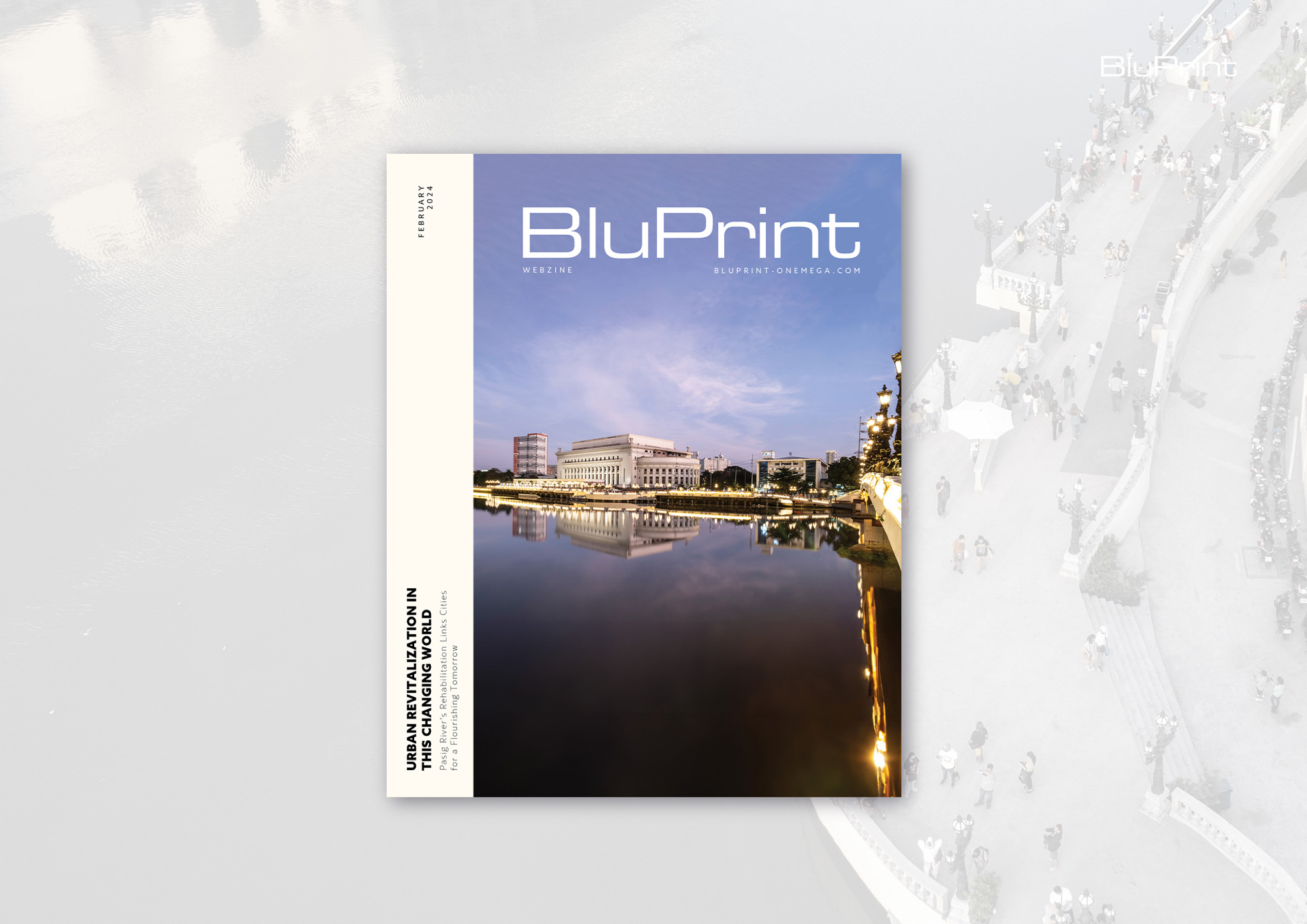 The Manila Central Post Office take from the Jones Bridge along the Pasig River.