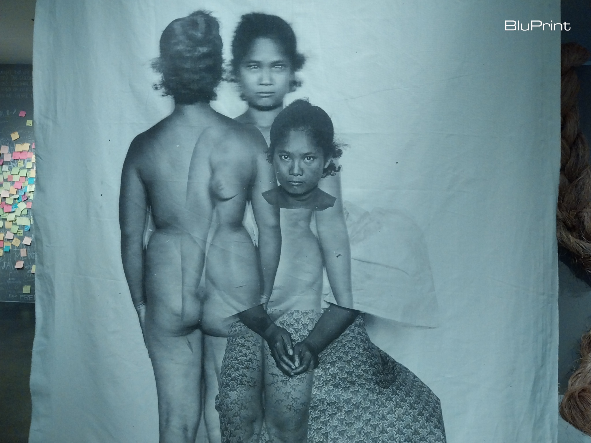 Image of artwork from the "Snare for Birds" exhibit at the Ateneo Art Gallery. Photo by Patricia F. Yap.