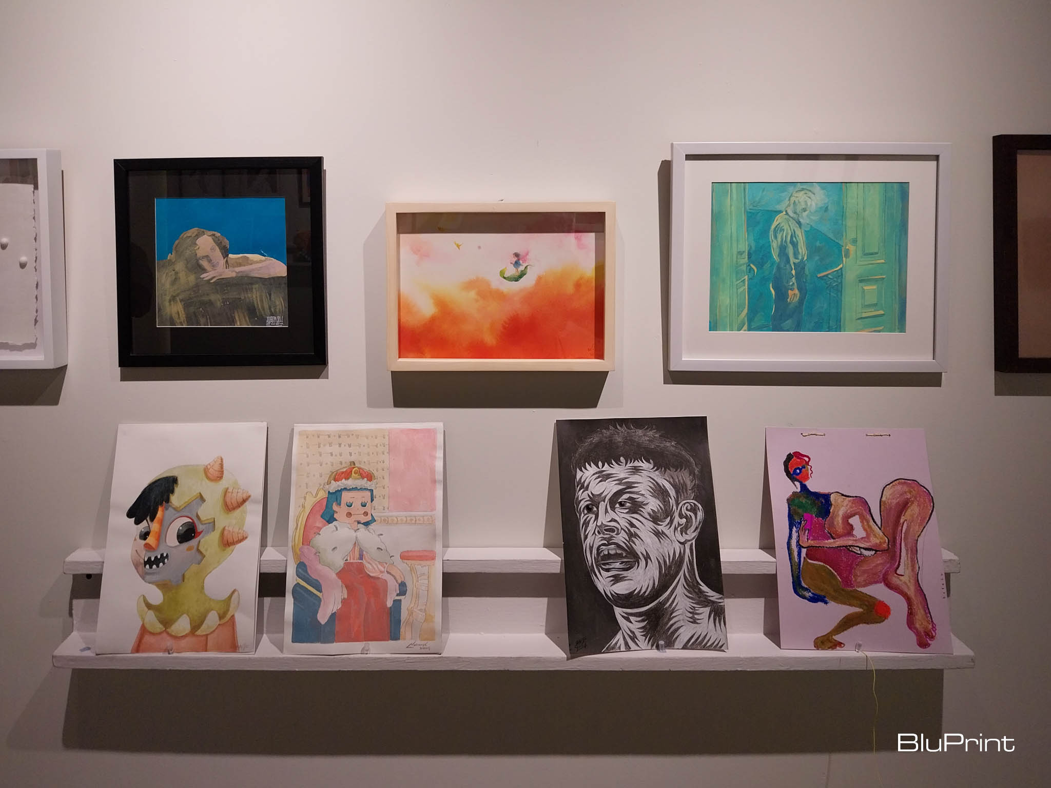 A view of the "Little Paper Show" at Galerie Stephanie x Cartellino. Photo by Elle F. Yap.