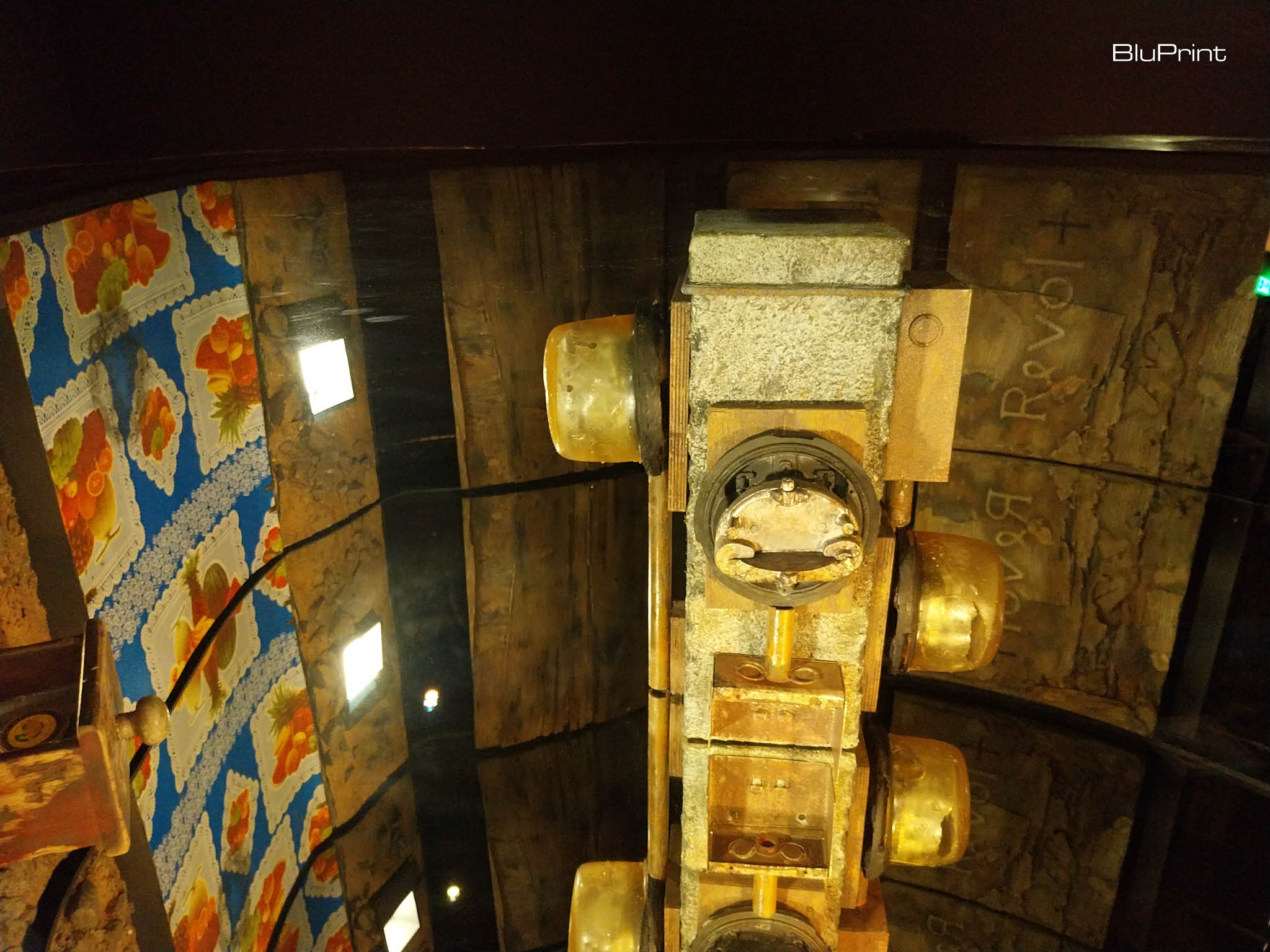 A portion of "Arkipelago: Capital" by Mark Justiniani at the "Void of Spectacles" exhibit at Ateneo Art Gallery. Photo by Patricia F. Yap.