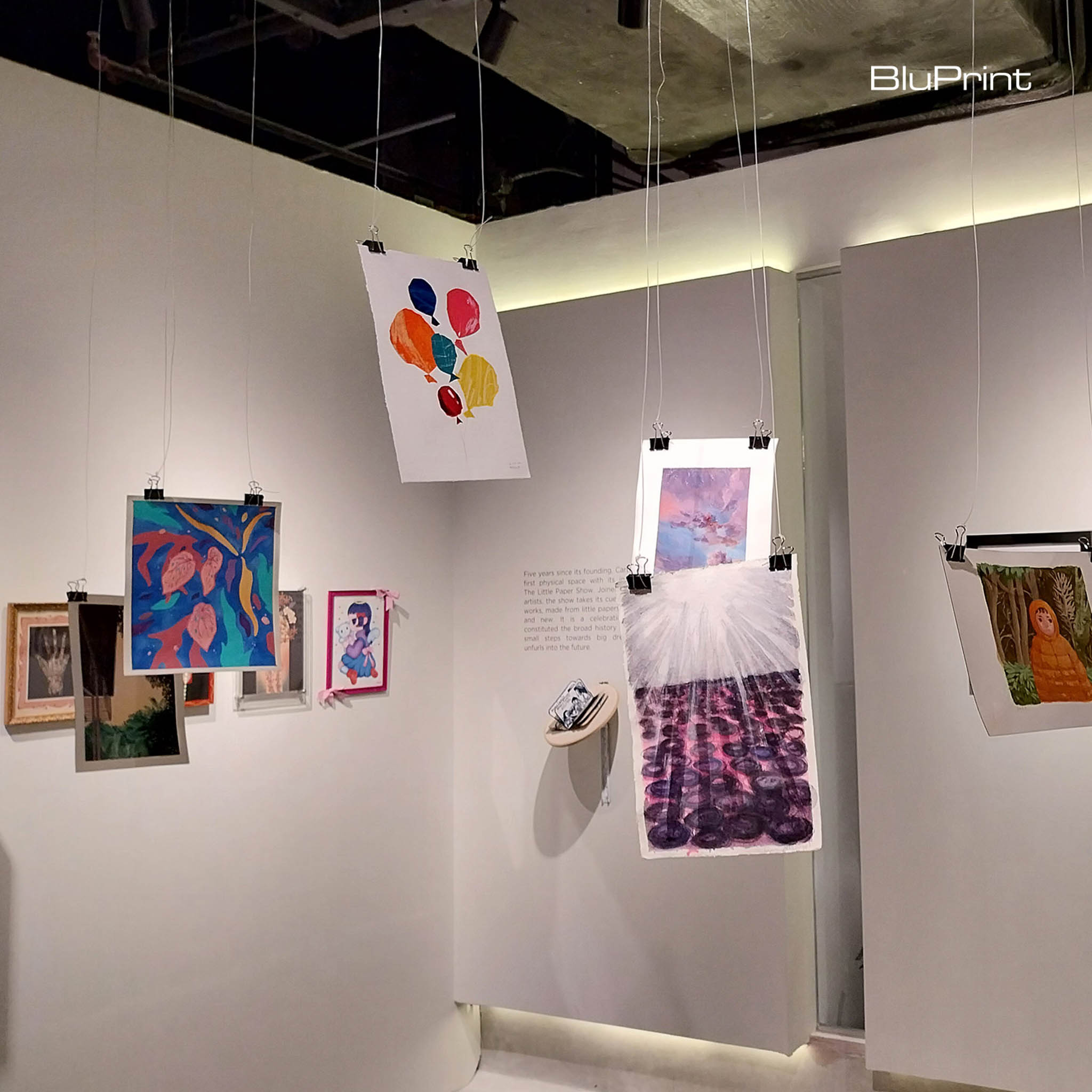 A view of the "Little Paper Show" at Galerie Stephanie x Cartellino. Photo by Elle F. Yap.