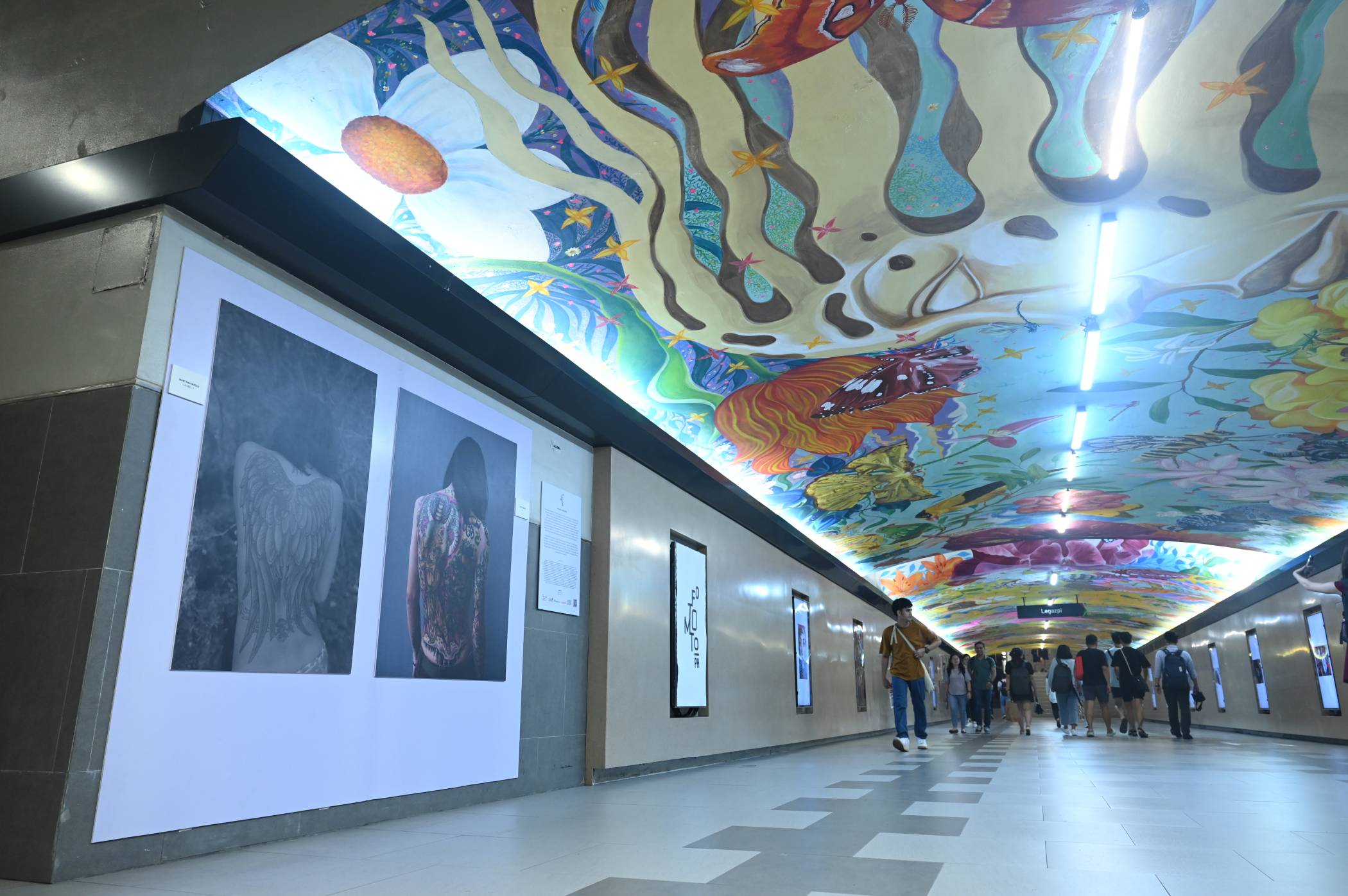 Fotomoto Exhibit at Legazpi Underpass. Source: Ayala Land.