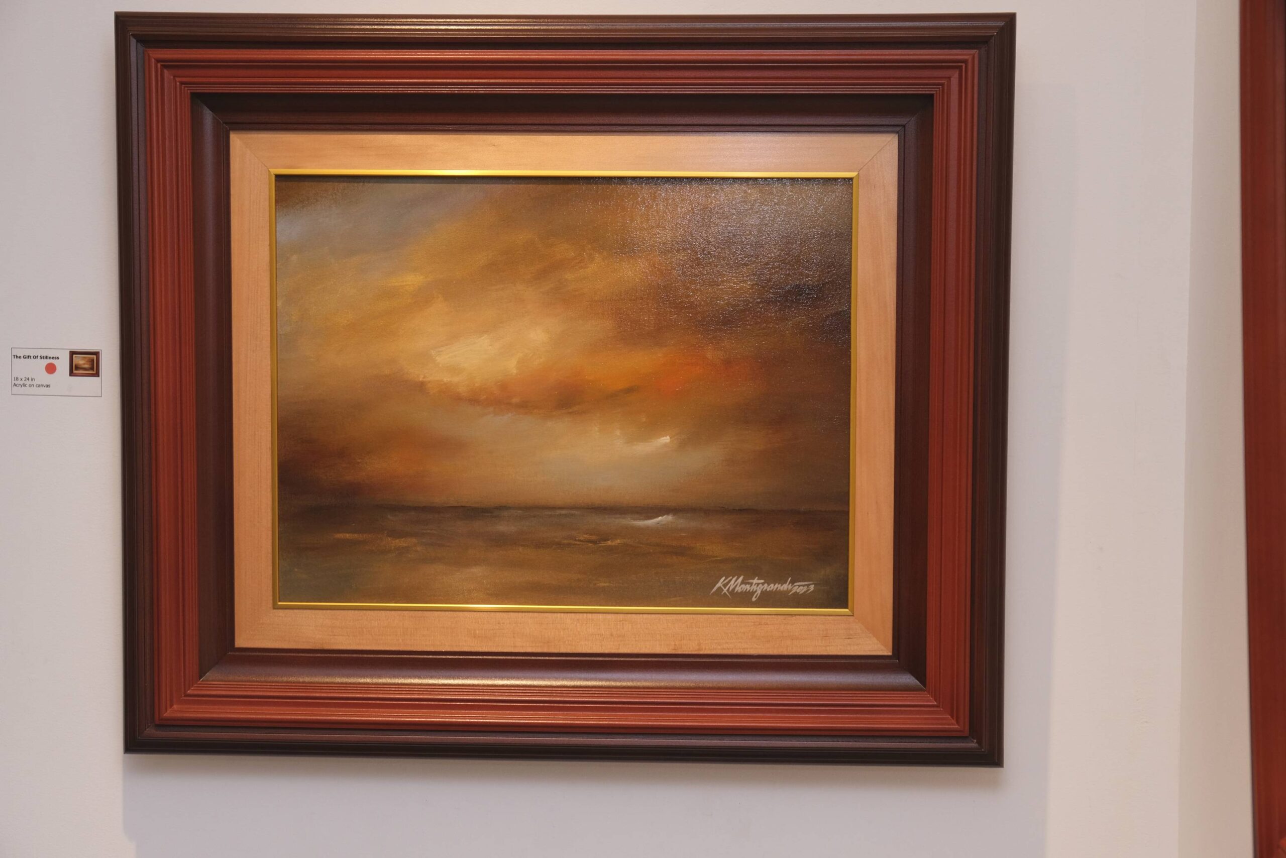 "The Gift of Stillness" by Kenneth Montegrande. Photo by Ed Simon.