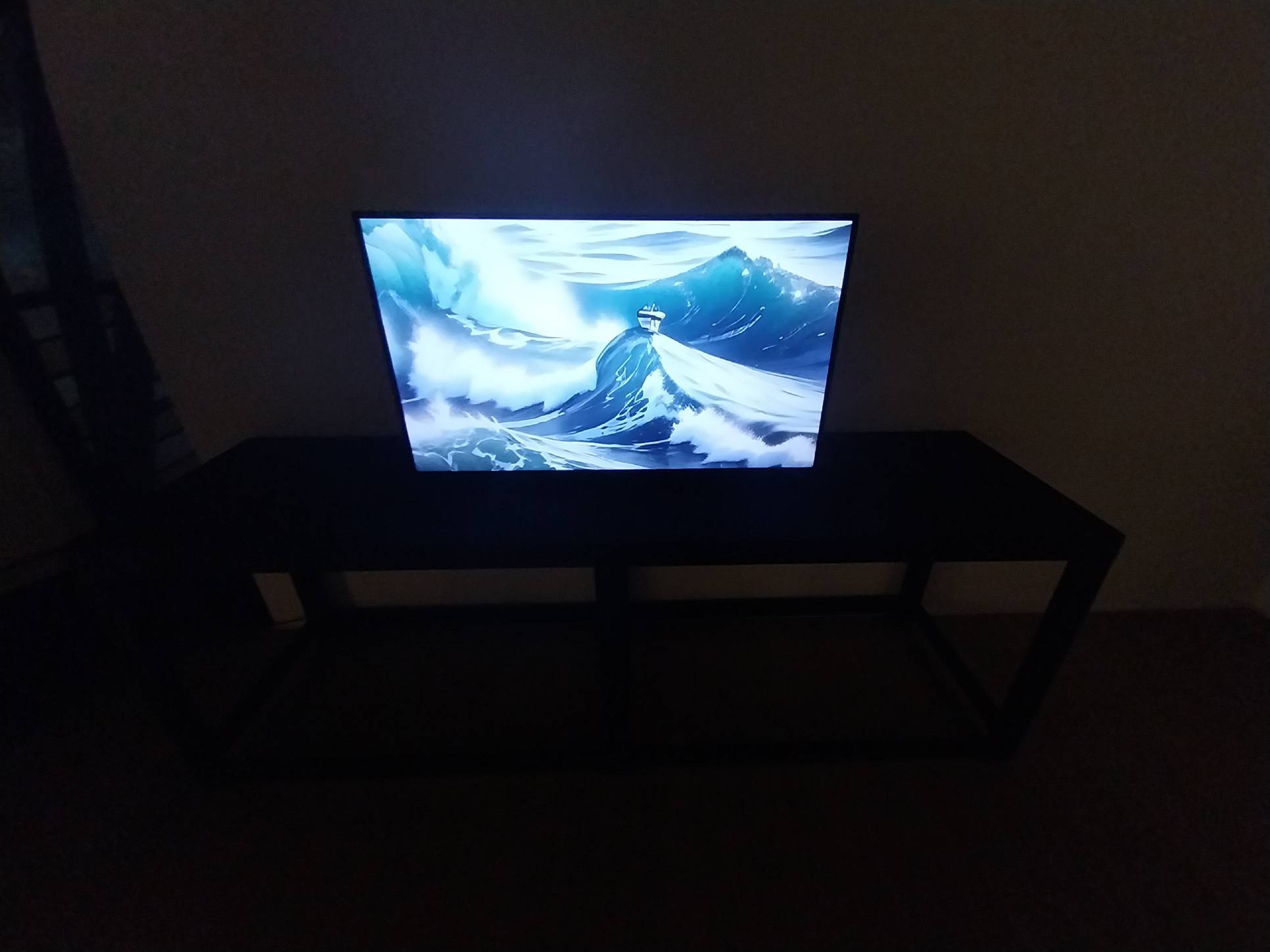 A digital rendition of a boat at sea. Photo by Elle Yap.