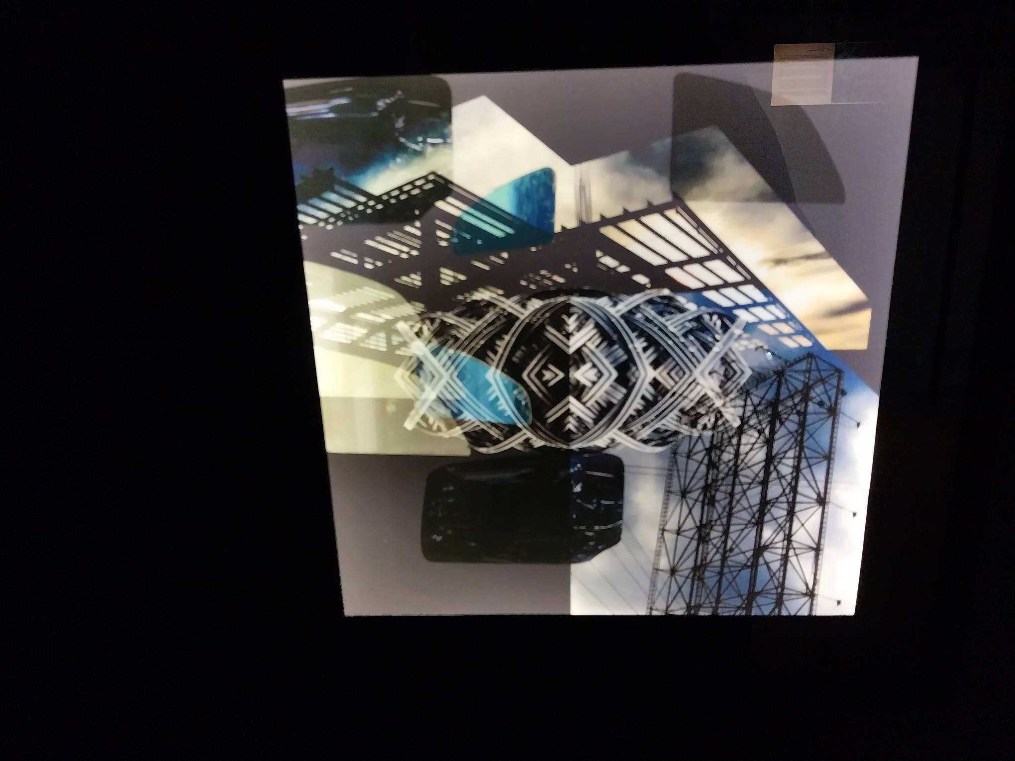 One of Annie Pacaña’s works exhibited in Gravity Art Space. Photo by Elle Yap.