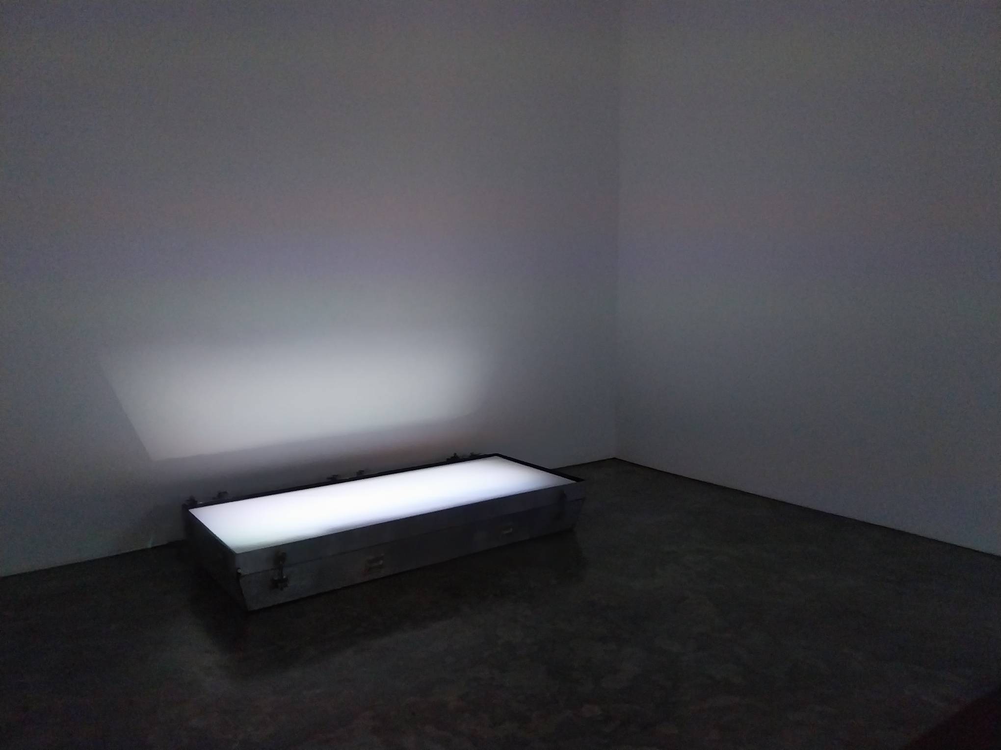 A simulation of water sounds and images on a ship. Photo by Elle Yap.