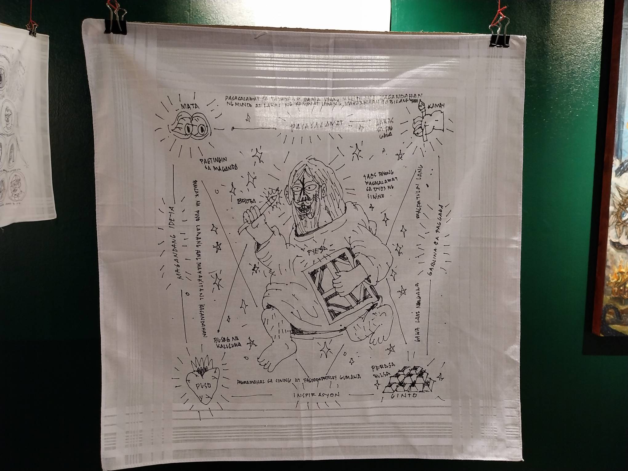 "Dasal sa Panyo 3" by Roger Mond. Photo by Elle Yap.