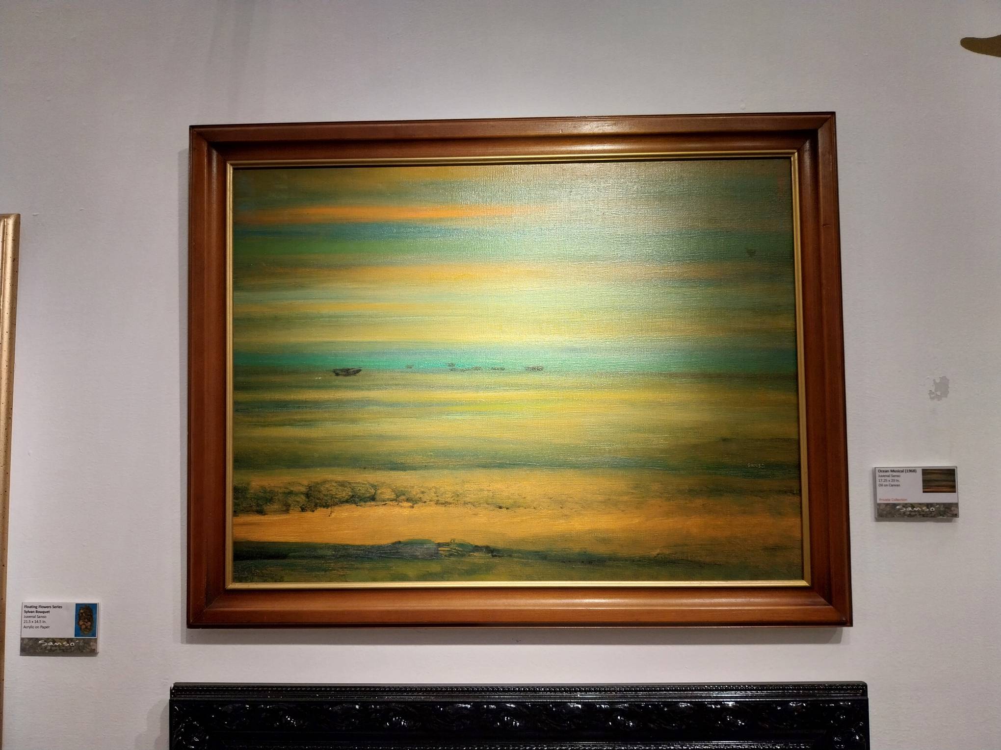 Sanso painting of the horizon. Photo by Elle Yap.