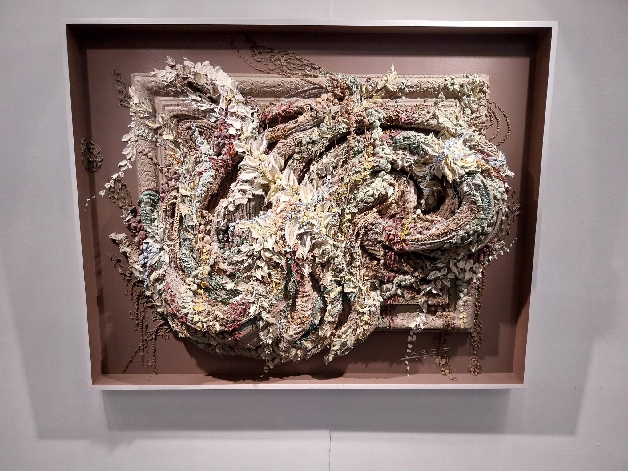 A three-dimensional painting. Photo by Elle Yap.